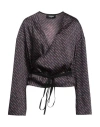 Dsquared2 Woman Top Black Size 10 Polyester In Black