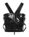 Dsquared2 Woman Top Black Size 2 Polyester, Elastane, Polyurethane