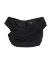 Dsquared2 Woman Top Black Size 6 Polyester