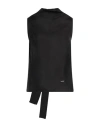 Dsquared2 Woman Top Black Size 8 Silk In Black