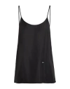 Dsquared2 Woman Top Black Size 8 Silk In Black