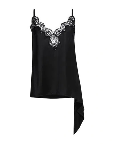 DSQUARED2 DSQUARED2 WOMAN TOP BLACK SIZE 8 VISCOSE