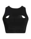 Dsquared2 Woman Top Black Size M Viscose, Polyester
