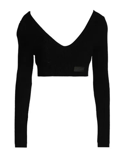 Dsquared2 Woman Top Black Size S Wool