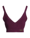 Dsquared2 Woman Top Deep Purple Size L Wool