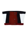 Dsquared2 Corset Top With Color-block Design And Buttons In Blue
