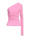 Dsquared2 Woman Top Pink Size M Viscose In Pink