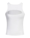 Dsquared2 Woman Top White Size L Viscose, Polyester In White