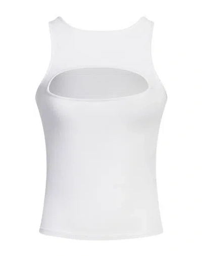 Dsquared2 Woman Top White Size L Viscose, Polyester