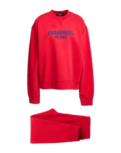 Dsquared2 Woman Tracksuit Red Size S Cotton