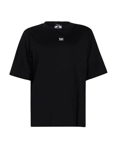 Dsquared2 Woman T-shirt Black Size L Cotton