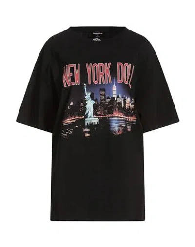 Dsquared2 Woman T-shirt Black Size M Cotton