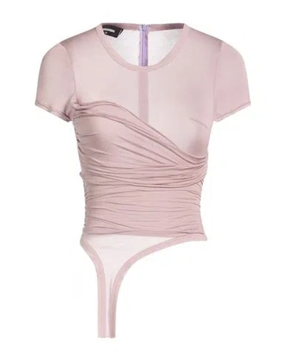 Dsquared2 Woman T-shirt Blush Size Xs Modal In Pink