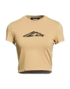Dsquared2 Woman T-shirt Sand Size Xs Cotton In Brown