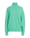 Dsquared2 Woman Turtleneck Emerald Green Size M Wool, Cashmere