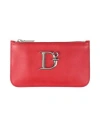Dsquared2 Woman Wallet Red Size - Calfskin