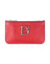 Dsquared2 Woman Wallet Red Size - Calfskin In Red