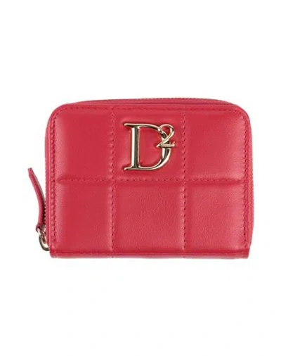 Dsquared2 Woman Wallet Red Size - Leather