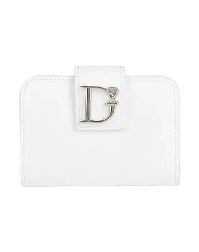 Dsquared2 Woman Wallet White Size - Leather