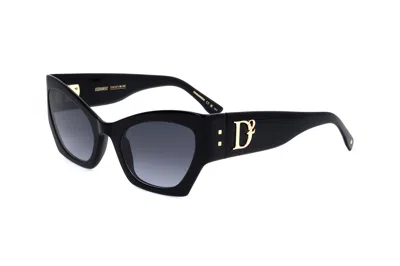 Dsquared2 Women's 55 Mm Black Sunglasses