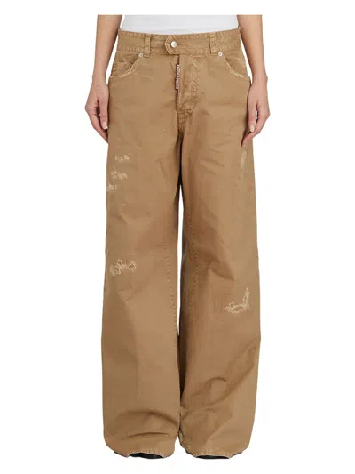 DSQUARED2 WOMEN'S 9 TO 5 COTTON PANTS