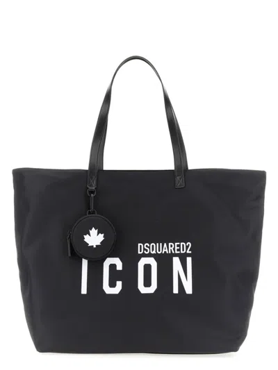 Dsquared2 Women's Be Icon Shopper Bag In Black