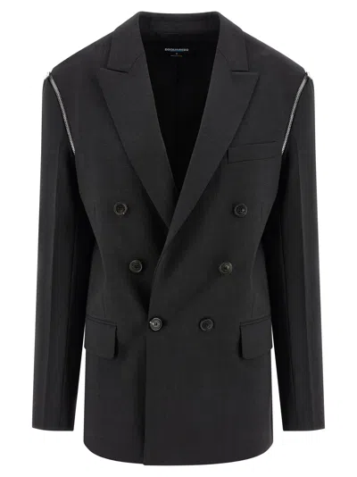 Dsquared2 Women Bettter X  'transformer' Blazer In Black