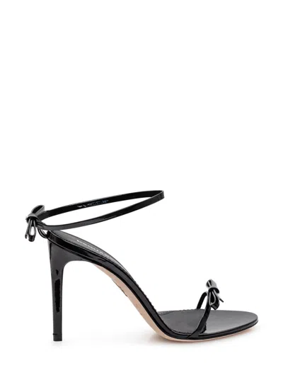 DSQUARED2 WOMEN BLACK ANKLE STRAP HEELS