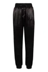 Dsquared2 Black Polyester Solid Activewear In Black