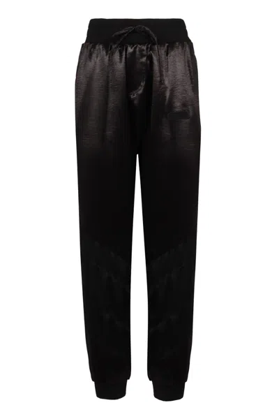 Dsquared2 Black Polyester Solid Activewear