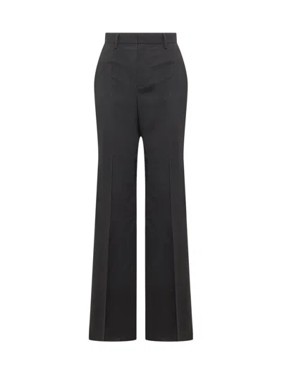 DSQUARED2 WOMEN BLACK TAILORED FLAT FRONT PANTS