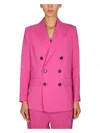 Dsquared2 Peak-lapel Double-breasted Blazer In Fuchsia