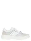 Dsquared2 Shielded Rubber Sole Sneakers With Perforated Toe In White