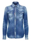 Dsquared2 Dsquared Classic Western Shirt In Blue