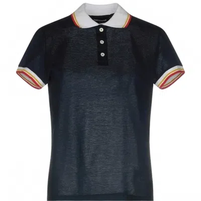Dsquared2 Women's Cotton Polo T-shirt In Blue