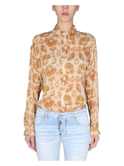 DSQUARED2 WOMEN'S CREPE SHIRT | SIZE 38 | S72DL0697