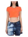 Dsquared2 Dsquared Women Top Cropped In Orange