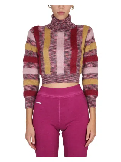 DSQUARED2 WOMEN'S CROPPED SHIRT | SIZE SMALL | S72HA1097