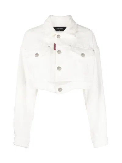 Dsquared2 Cropped Towel Jacket In New