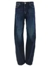 Dsquared2 Wide-leg Jeans With Classic Five-pocket Design In Blue