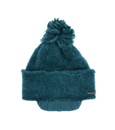 Dsquared2 Women Dark Blue Solid Beanie Cap