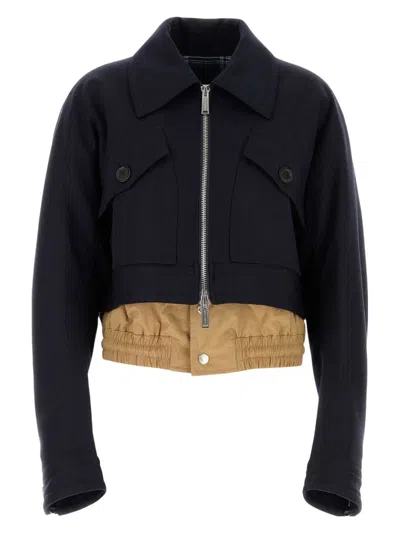 DSQUARED2 WOMEN'S DARK WOOL JACKET