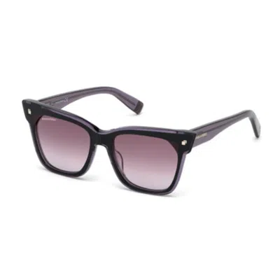 Dsquared2 Women's Debbie Cat Eye Plastic Sunglasses In Black