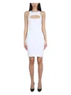 Dsquared2 Dsquared Women Dress Cut Out In White