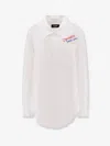 Dsquared2 Summer Lovers Linen Oversized Shirt In Multicolor