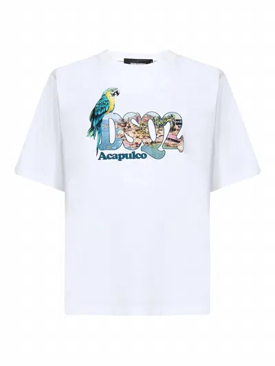 Dsquared2 Women's Graphic T-shirt In White