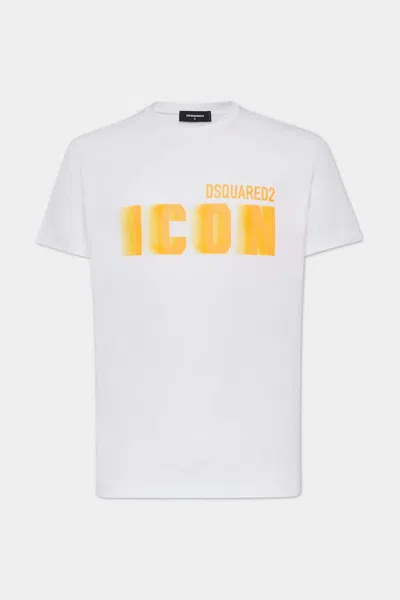 Dsquared2 Women's Icon Blur Graphic T-shirt In White