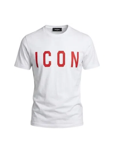 Dsquared2 Women's Icon Logo Cotton T-shirt In White