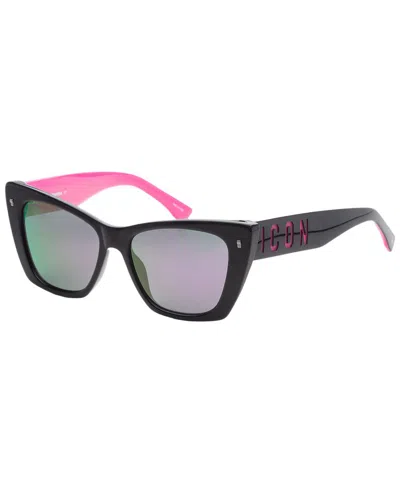Dsquared2 Women's Icon0006s 53mm Sunglasses In Black