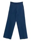 Dsquared2 Wide Leg Jeans Belt Loops In Blue
